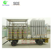 900L Volume Stainless Steel LNG Media Cylinder Group for Vehicle